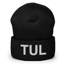 TUL Tulsa Airport Code Cuffed Beanie
