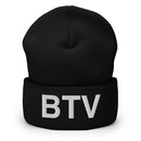 BTV Burlington Airport Code Cuffed Beanie