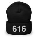 616 Grand Rapids, Michigian Cuffed Beanie