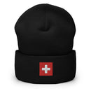 Switzerland Flag Cuffed Beanie