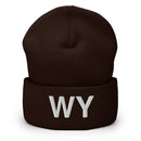 Wyoming WY Cuffed Beanie