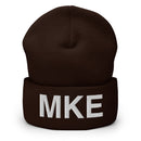 MKE Milwaukee Airport Code Cuffed Beanie