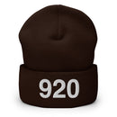 920 Green Bay Area Code Cuffed Beanie