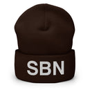 SBN South Bend Airport Code Cuffed Beanie