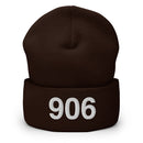 906 Upper Peninsula MI Cuffed Beanie