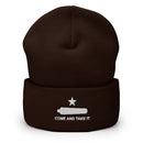 Come and Take It Canon Flag Cuffed Beanie
