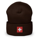 Switzerland Flag Cuffed Beanie