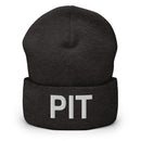 PIT Pittsburgh Airport Code Cuffed Beanie
