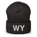 Wyoming WY Cuffed Beanie