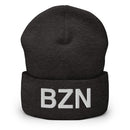 BZN Bozeman Airport Code Cuffed Beanie