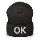 Oklahoma OK Cuffed Beanie