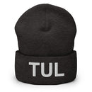 TUL Tulsa Airport Code Cuffed Beanie