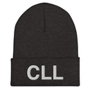 CLL College Station Airport Code Cuffed Beanie