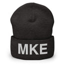 MKE Milwaukee Airport Code Cuffed Beanie