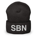 SBN South Bend Airport Code Cuffed Beanie