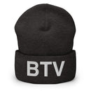 BTV Burlington Airport Code Cuffed Beanie