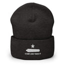 Come and Take It Canon Flag Cuffed Beanie
