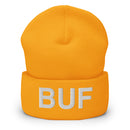BUF Buffalo NY Airport Code Cuffed Beanie
