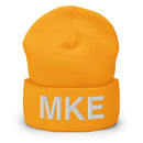 MKE Milwaukee Airport Code Cuffed Beanie