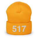 517 Lansing MI Area Code Cuffed Beanie