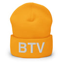 BTV Burlington Airport Code Cuffed Beanie