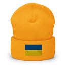 Flag of Ukraine Cuffed Beanie