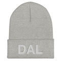 DAL Dallas Airport Code Cuffed Beanie