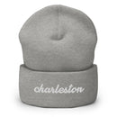 Cursive Charleston SC Cuffed Beanie