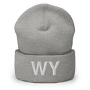 Wyoming WY Cuffed Beanie