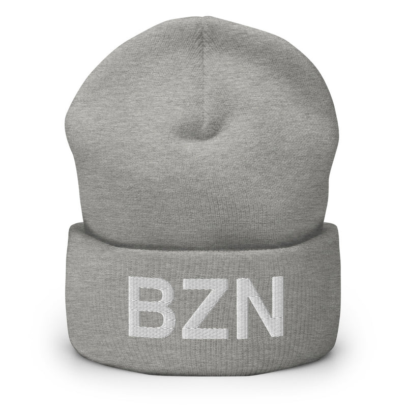 BZN Bozeman Airport Code Cuffed Beanie