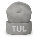 TUL Tulsa Airport Code Cuffed Beanie