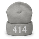 414 Milwaukee Area Code Cuffed Beanie