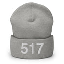 517 Lansing MI Area Code Cuffed Beanie