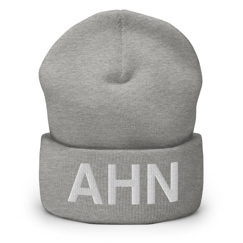 AHN Athens GA Airport Code Cuffed Beanie