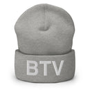 BTV Burlington Airport Code Cuffed Beanie