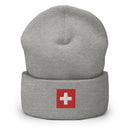 Switzerland Flag Cuffed Beanie