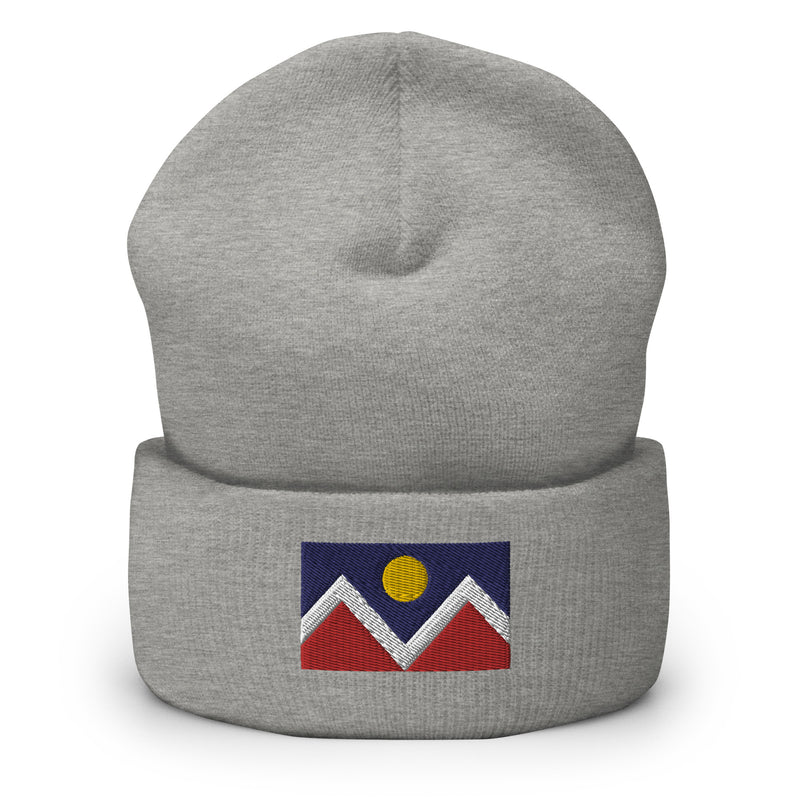 Denver Colorado Flag Cuffed Beanie