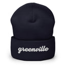 Cursive Greenville SC Cuffed Beanie