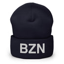 BZN Bozeman Airport Code Cuffed Beanie