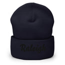 Cursive Raleigh NC Cuffed Beanie