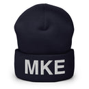 MKE Milwaukee Airport Code Cuffed Beanie