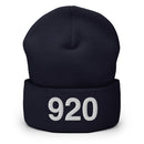 920 Green Bay Area Code Cuffed Beanie
