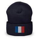 France Flag Cuffed Beanie