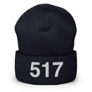 517 Lansing MI Area Code Cuffed Beanie