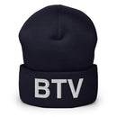 BTV Burlington Airport Code Cuffed Beanie