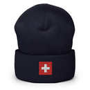 Switzerland Flag Cuffed Beanie