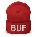 BUF Buffalo NY Airport Code Cuffed Beanie
