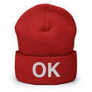 Oklahoma OK Cuffed Beanie