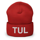 TUL Tulsa Airport Code Cuffed Beanie