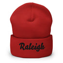 Cursive Raleigh NC Cuffed Beanie